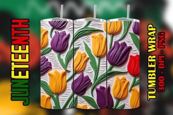 3D Crocus Juneteenth Tumbler 1: A Unique Way to Celebrate and Personalize
