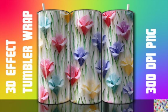 Discover the Versatile 3D Gladiolus Tumbler 1