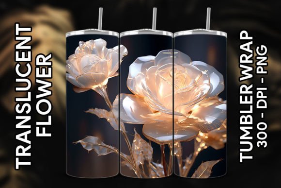 Discover the Versatile 3D Rose Tumbler 3