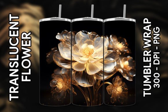 Discover the Versatility of 3D Camellia Tumbler 2