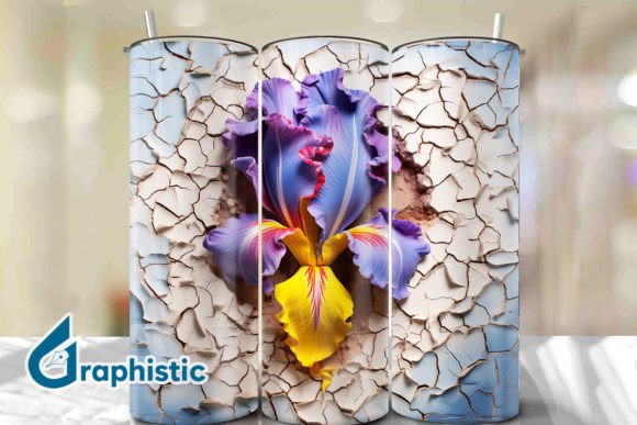 Enhance Your Space with Iris 3D Smashed Wall Art 24