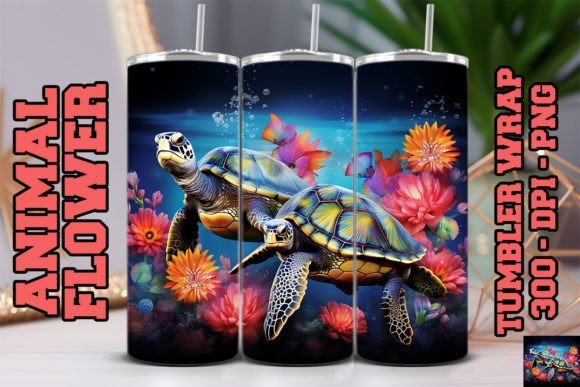Explore the Unique 3D Turtles Tumbler 1