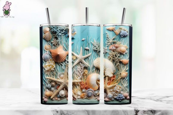 Exploring the 3D Ocean Underwater Tumbler Wrap 6: A Unique and Vibrant Design Choice