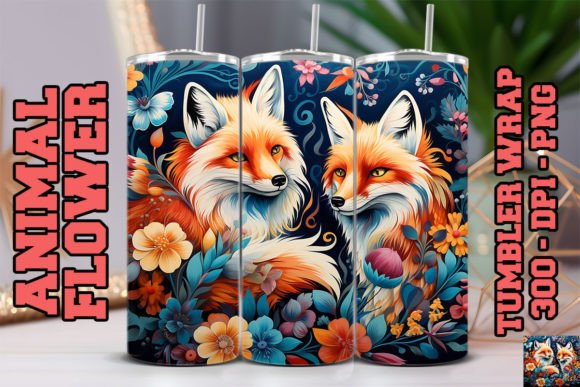 Exploring the Versatility of 3D Foxes Tumbler 1 for Sublimation Printing
