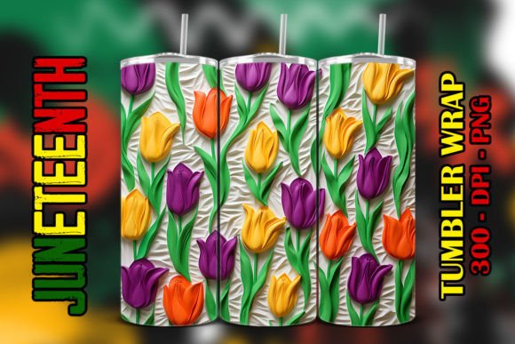 Strategic Use of 3D Crocus Juneteenth Tumbler 2 for Enhanced Branding and Productivity