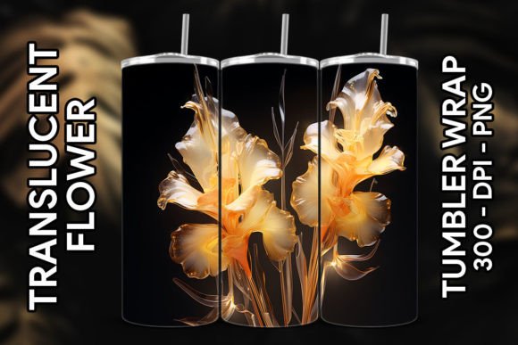 Unlock Creativity with 3D Gladiolus Tumbler 3