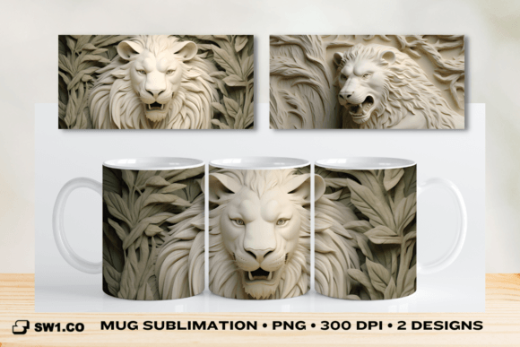 Unlocking Creativity with 3D Lion Mug Wrap Sublimation: A Comprehensive Guide